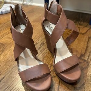 Jessica Simpson Brown Heels